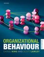 „Organizational Behaviour, Fifth Edition“ von Daniel King und Scott Lawley. Bunte Spielfiguren sind mit grünen Linien verbunden.
