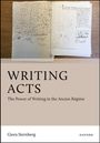 Giora Sternberg: Writing Acts, Buch