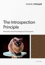 „The Introspection Principle“ und „Daniel Stoljar“ stehen oben. Eine Katze sitzt auf einem Hocker, daneben ein Muster.