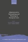 : Administrative Rulemaking and Planning in European Laws, Buch