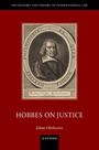 Johan Olsthoorn: Hobbes on Justice, Buch