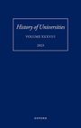 : History of Universities: Volume XXXVI / 1, Buch