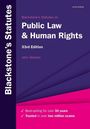 John Stanton: Blackstone's Statutes on Public Law & Human Rights, Buch