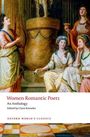 Text: "Women Romantic Poets: An Anthology, Edited by Claire Knowles, Oxford World's Classics." Klassisches Gemälde mit vier Frauen.