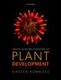 Text: "Oxford", "Molecular Mechanisms of Plant Development", "Kirsten Bomblies". Illustration: Leuchtend orange Struktur auf Schwarz.