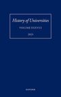 Mordechai Feingold: History of Universities: Volume XXXVI / 2, Buch