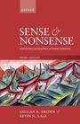 Gillian R Brown: Sense and Nonsense, Buch