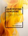 Text: "HARVESTING SUNSHINE: From Photovoltaics to the Thermodynamics of Light. Tom Markvart." Illustration mit gelben Wellen.