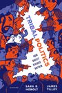 "Tribal Politics: How Brexit Divided Britain." Illustration mit roten und blauen Gesichtern, die sich gegenüberstehen.