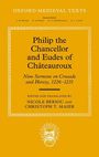 : Philip the Chancellor and Eudes of Châteauroux, Buch