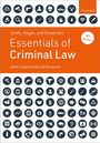 David Ormerod: Smith, Hogan and Ormerod's Essentials of Criminal Law, Buch