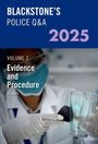 Jo Lawry: Blackstone's Police Q&a's Volume 2: Evidence and Procedure 2025, Buch