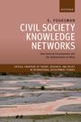 Buchtitel: "Civil Society Knowledge Networks". Unten: Bild einer kargen Landschaft mit schlängelndem Flussbett.