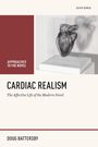 "Cardiac Realism" von Doug Battersby. Titelbild mit Herzskulptur in modernem, stilvollem Design.
