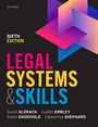 „Legal Systems & Skills, Sixth Edition.“ Autoren: Scott Slorach, Judith Embley, Peter Goodchild, Catherine Shephard. Bunte geometrische Formen.