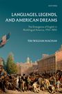 "Languages, Legends, and American Dreams" von Tim William Machan. Menschenmenge in historischer Stadt, US-Flagge schwenkend.