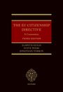 Roter Titel: "THE EU CITIZENSHIP DIRECTIVE". Autoren: Elspeth Guild, Steve Peers, Jonathan Tomkin. Oxford-Logo unten.