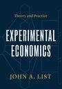 "Experimental Economics", "Theory and Practice", "John A. List". Dunkler Hintergrund mit technischen Diagramm-Linien.