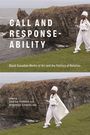 "Call and Response-Ability: Black Canadian Works of Art and the Politics of Relation. Edited by Karina Vernon and Winfried Siemerling." Eine Person in Weiß an einer zerklüfteten Küste.