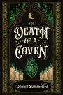 „The Death of a Coven“ und „Annie Summerlee“ in dekorativer Schrift, darunter ein grünes Herz, umgeben von Kerzen.
