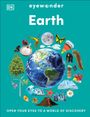 "Earth" und "OPEN YOUR EYES TO A WORLD OF DISCOVERY" stehen über einem Globus, umgeben von Naturmotiven.