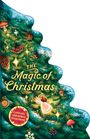 Text: "The Magic of Christmas" und "Carousel Christmas Storybook". Illustration eines Weihnachtsbaums mit Ornamenten und Engel.