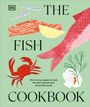 Text: "The Fish Cookbook. How to buy, prepare & cook the best seafood from around the world." Illustration: Fisch, Zitrone, Krabbe.