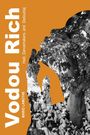„Vodou Rich“, „Haiti, Dancemakers, and Dedouble“ von Mario Lamothe. Silhouette eines Gesichts mit tanzender Menschenmenge.