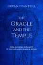 Buchtitel: "The Oracle and the Temple" von Erwan Dianteill. Thema: Geomantie und Ifa-Kirche in Nigeria und Benin. Hintergrund: Blau.