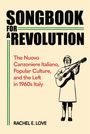 "Songbook for a Revolution" oben, Beschreibung eines Buches über italienische Musik und Kultur in den 1960ern. Silhouette mit Gitarre.