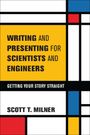 "Writing and Presenting for Scientists and Engineers - Getting Your Story Straight" steht auf einem Mondrian-inspirierten Design.