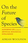 "On the Future of Species" steht in Schwarz auf gelbem Hintergrund. Ein Vogel ist teilweise verpixelt zu sehen.