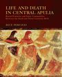 Text: "Life and Death in Central Apulia" von Bice Peruzzi. Gemälde: Figuren in traditionellen Gewändern.