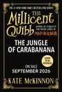 Buchankündigung: "The Jungle of Carabanana" von Kate McKinnon, Veröffentlichung September 2026, goldene verschnörkelte Schrift.