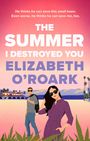 Elizabeth O'Roark: The Summer I Destroyed You, Buch