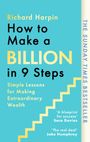Titel: "How to Make a Billion in 9 Steps". Autor: Richard Harpin. Zitate: "A blueprint for success" und "The real deal".