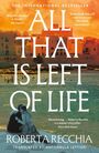 „ALL THAT IS LEFT OF LIFE“ von Roberta Recchia ist ein internationaler Bestseller. Küstenstadt bei Sonnenuntergang.