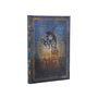 Ein Buchcover mit goldener Schrift auf blauem Hintergrund, verziert mit einem stilisierten weißen Baum.