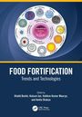 „FOOD FORTIFICATION: Trends and Technologies“ mit Illustrationen von Nanopartikelsystemen und Herausgebernamen.