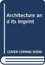 „Architecture and its Imprint“, „COVER COMING SOON“, blaues Buchcover mit weißer Textgrafik.