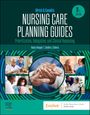 "Nursing Care Planning Guides", 9. Edition, mit Bildern von Pflegeaktivitäten, wie Impfung und Unterstützung älterer Menschen.
