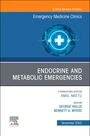 : Endocrine and Metabolic Emergencies, an Issue of Emergency Medicine Clinics of North America, Buch