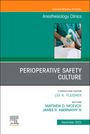 : Perioperative Safety Culture, An Issue of Anesthesiology Clinics, Buch