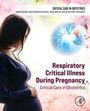 „Respiratory Critical Illness During Pregnancy“ steht in lila. Links eine schwangere, rechts ein abstraktes Lungenbild.