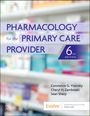 „PHARMACOLOGY for the PRIMARY CARE PROVIDER“ steht groß auf einem unscharfen Hintergrund. Links das Logo von Elsevier.