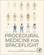 „Procedural Medicine for Spaceflight“. Oben Illustrationen von menschlichen Figuren; medizinische und Raumfahrt-Themen.