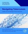 "Foundations and Frontiers in Enzymology", "Navigating Tuberculosis". Eine blaue, abstrakte Illustration.