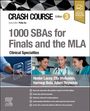 Adam Reynolds: Crash Course 1000 SBAs for Finals and the MLA - Clinical Specialties, Buch