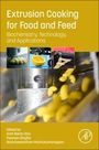 "Extrusion Cooking for Food and Feed: Biochemistry, Technology, and Applications." Drei Bilder von Extrusion und Mais.