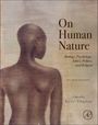 "On Human Nature: Biology, Psychology, Ethics, Politics, and Religion. Second Edition. Edited by Michel Tibayrenc." Abbild eines rückwärtigen Oberkörpers.